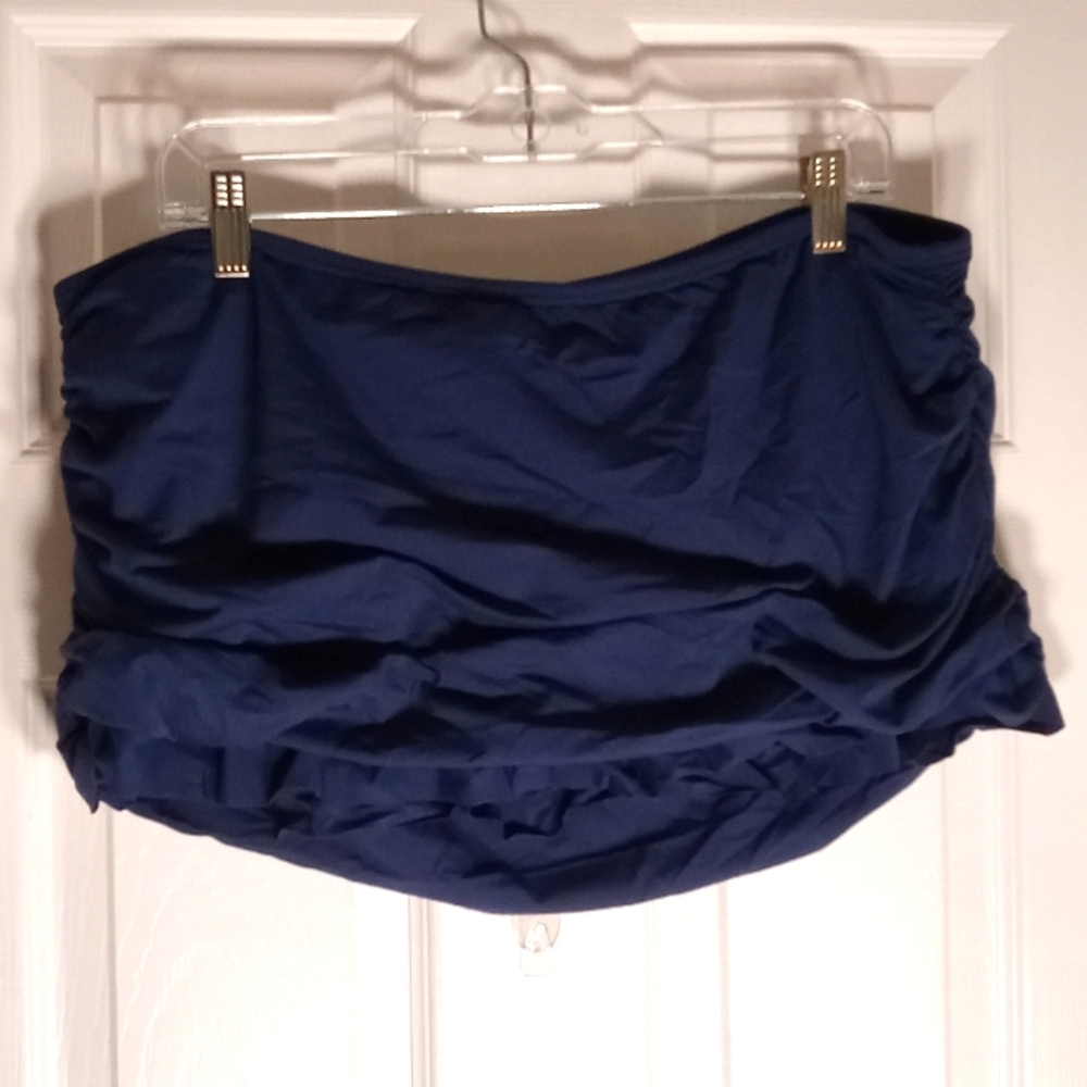 swim skirt Lands' End ruched